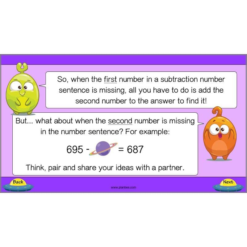 PlanBee Mental Subtraction: Addition and Subtraction Year 3 Maths