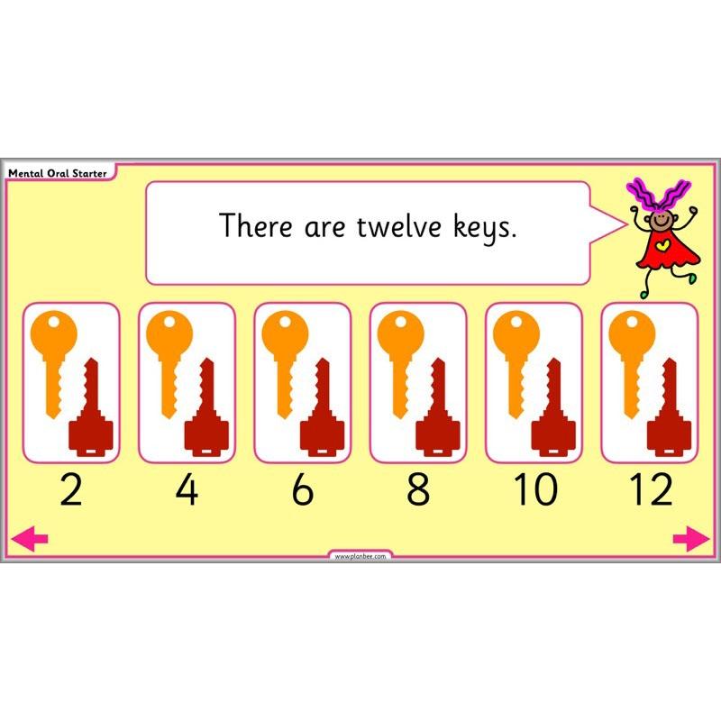 PlanBee Let’s count in multiples - maths for Year 1 KS1