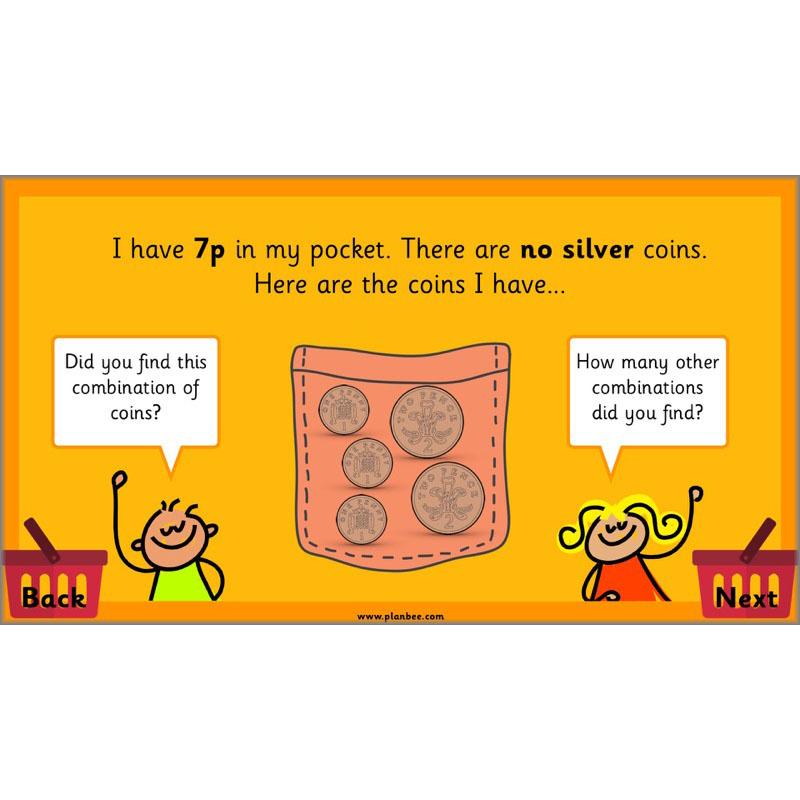 PlanBee Let's Go Shopping: Year 2 Money Maths Activities