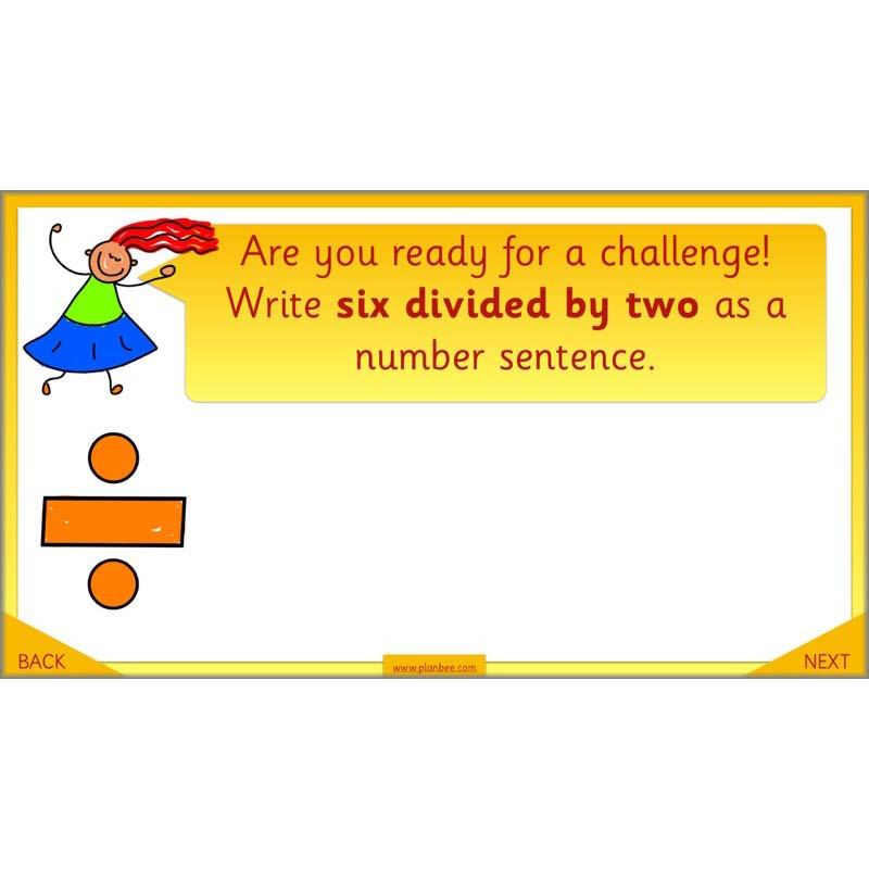 PlanBee Let's share objects equally: Year 1 multiplication and division