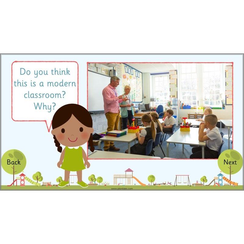 PlanBee Childhood in the Past Then and Now KS1 History by PlanBee