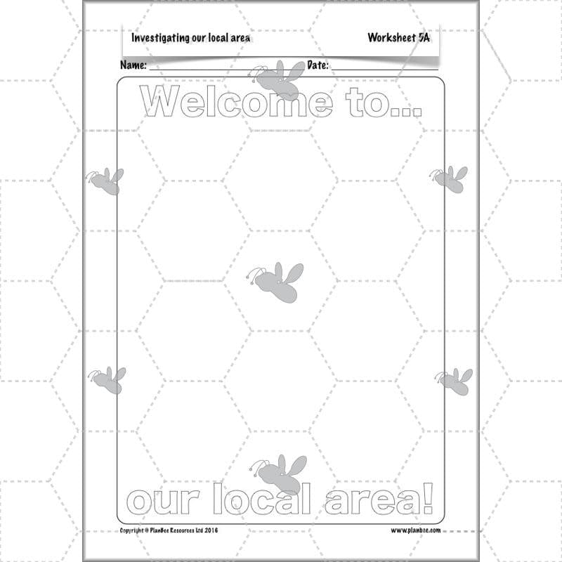 PlanBee Investigating Our Local Area: Year 3 Geography scheme of work