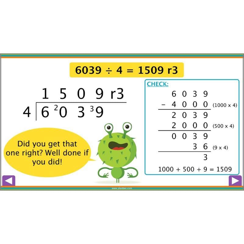PlanBee Short Division - Year 5 Maths Planning and Resources from PlanBee