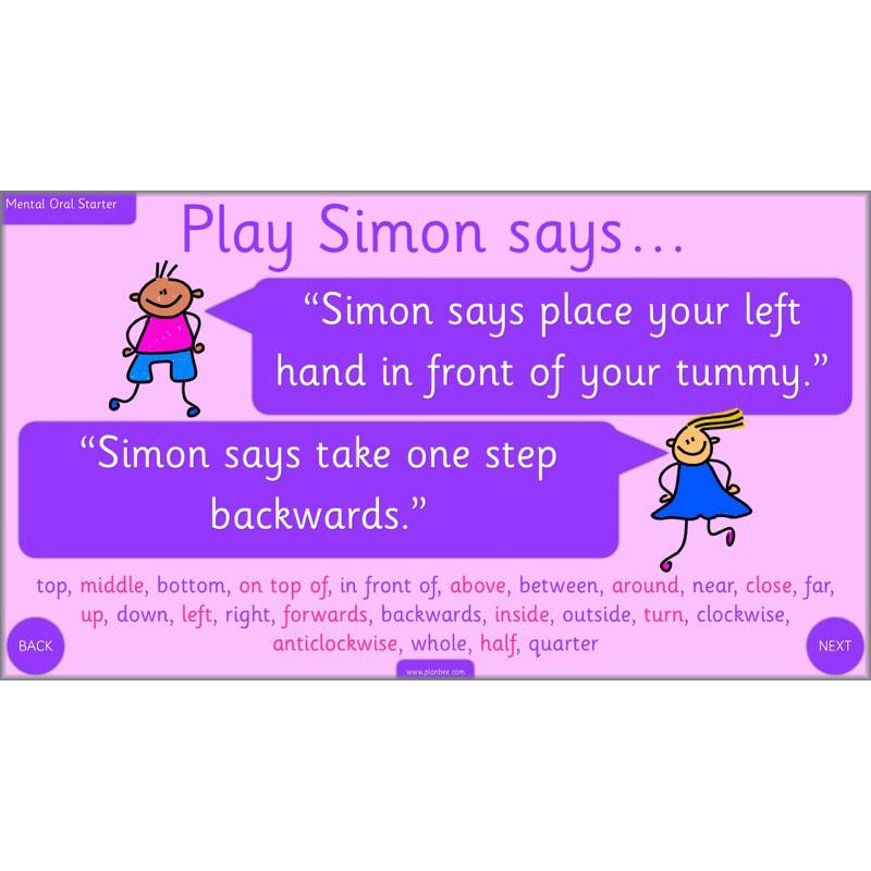 PlanBee Position and Direction Year 1 Maths Lessons by PlanBee