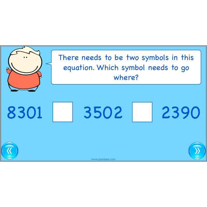 PlanBee Comparing Numbers - Place Value: Year 4 KS2 Maths