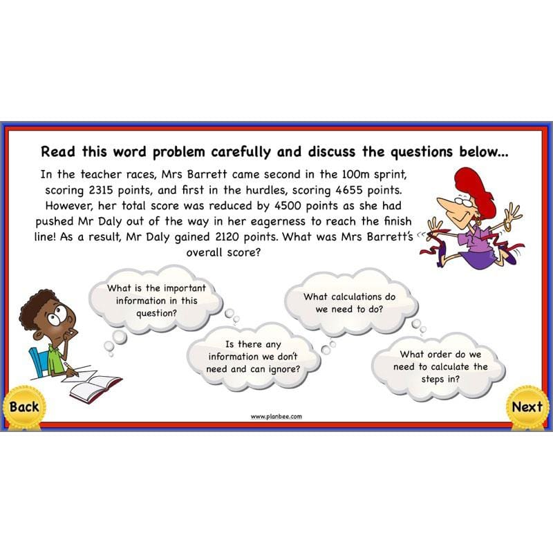PlanBee Using Addition & Subtraction 2 - Complete Y4 Maths Lessons & Resources