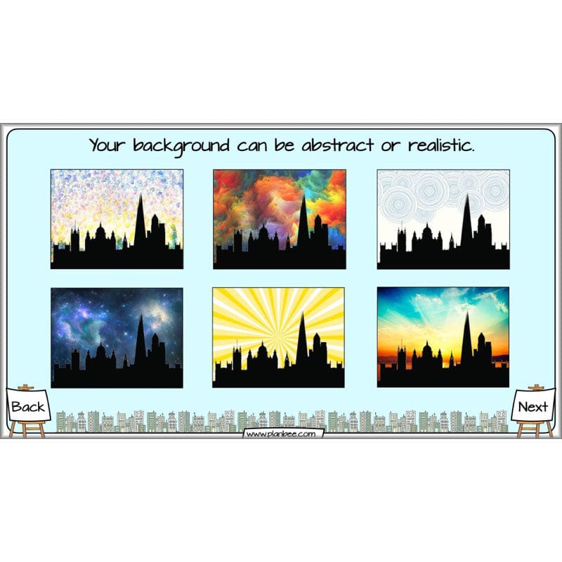 PlanBee Cityscapes Art Lessons for KS2 created by PlanBee