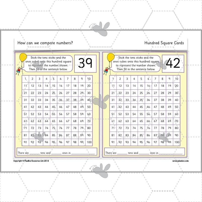 PlanBee How Can We Compare Numbers? Place Value & Number Year 2 Maths Plans