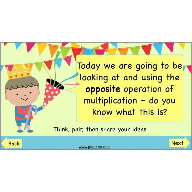 PlanBee Multiplication and Division Methods: Primary Maths Lessons for Year 4