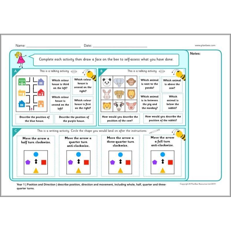 PlanBee Year 1 Maths Assessment Pack | Primary Maths Resources