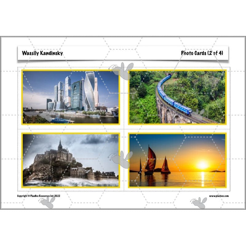 PlanBee Free Wassily Kandinsky for kids art lessons | PlanBee