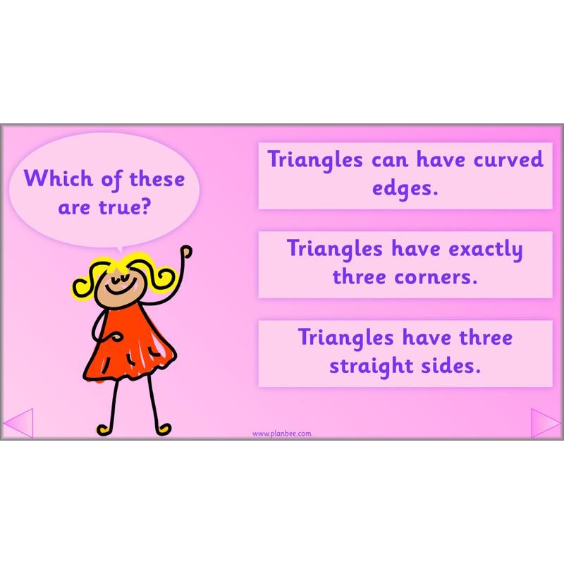 PlanBee Names of 2D shapes Year 1 Maths by PlanBee