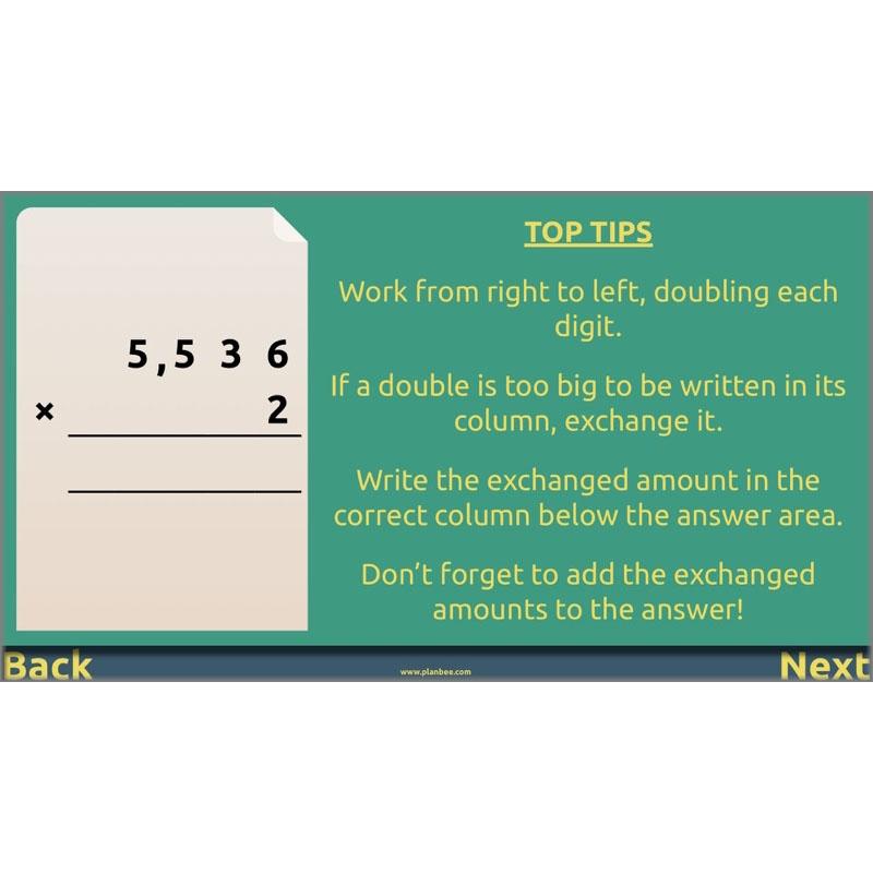 PlanBee Multiplying Doubles & Digits - Complete Year 4 Maths Plans & Resources