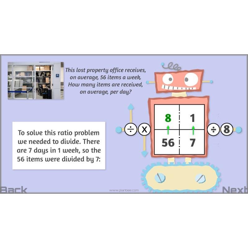 PlanBee Parts and Proportion: ratio KS2 Maths lesson planning