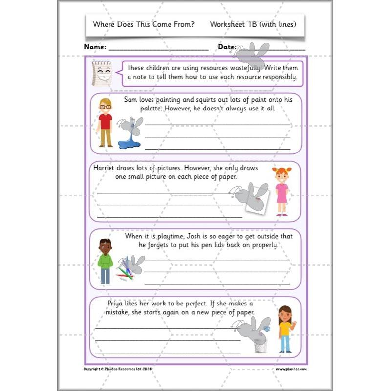 PlanBee Sustainability for Kids | Recycling KS1 Lesson by PlanBee