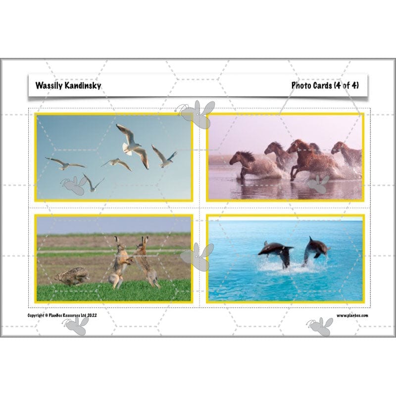 PlanBee Free Wassily Kandinsky for kids art lessons | PlanBee