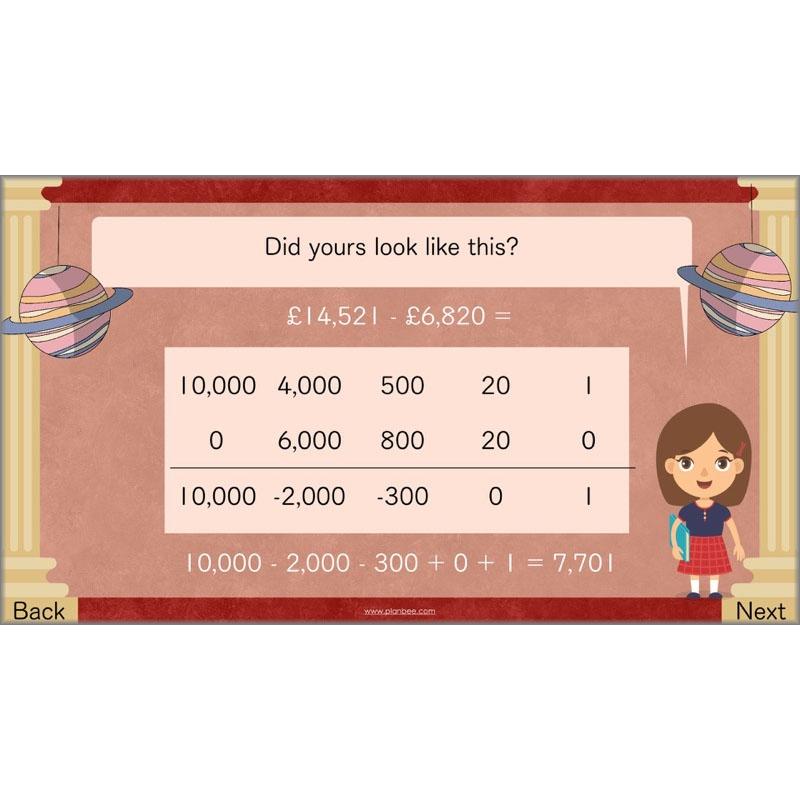 PlanBee Mental & Written Subtraction - Year 5 Maths Planning PlanBee