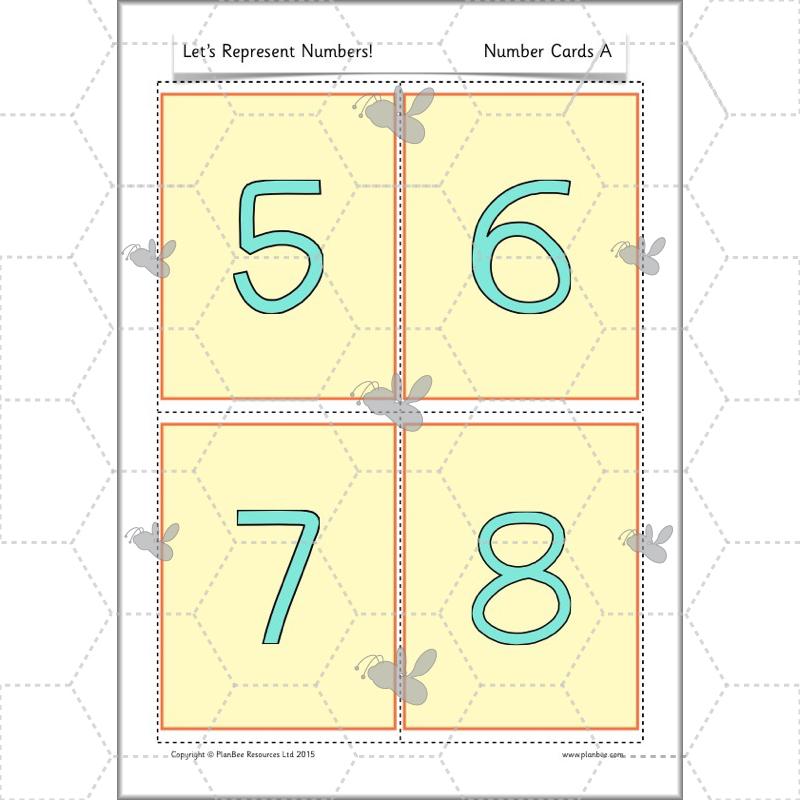 PlanBee Let's Represent Numbers Year 1 Maths by PlanBee