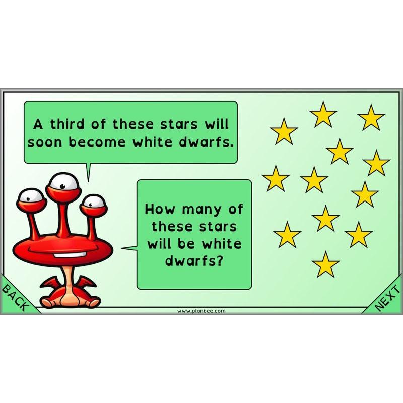 PlanBee Proportion Problems: Year 4 fractions problem solving