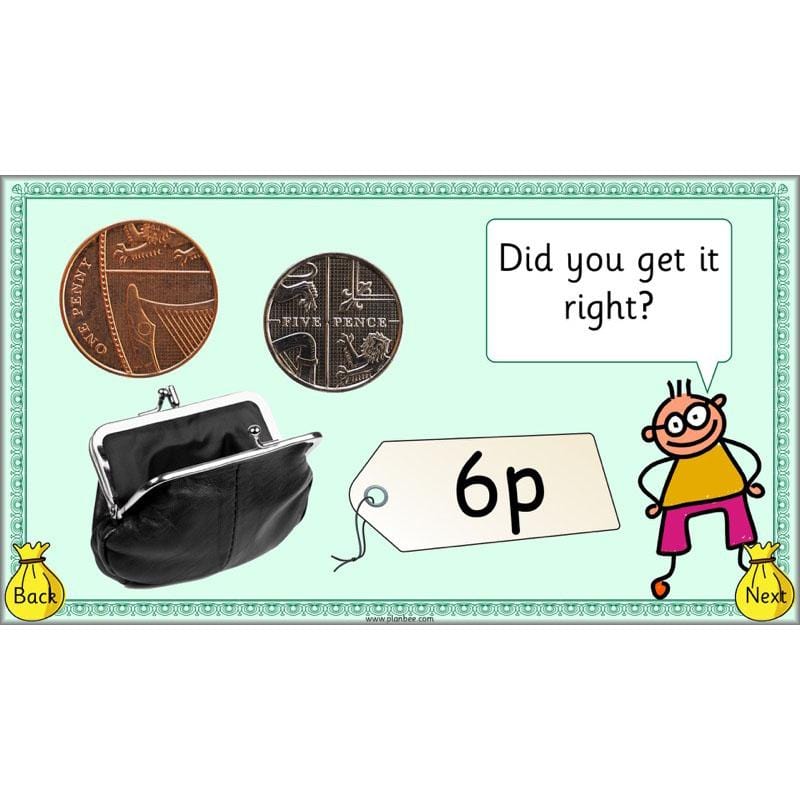 PlanBee Let’s find the value of coins - KS1 fun maths money lesson plans