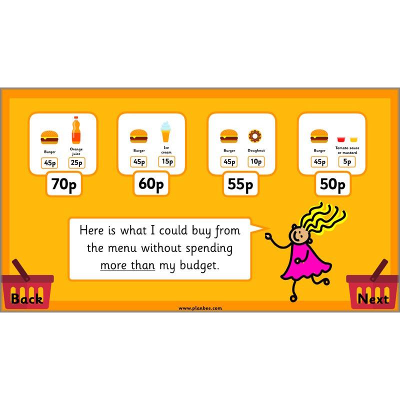 PlanBee Let's Go Shopping: Year 2 Money Maths Activities