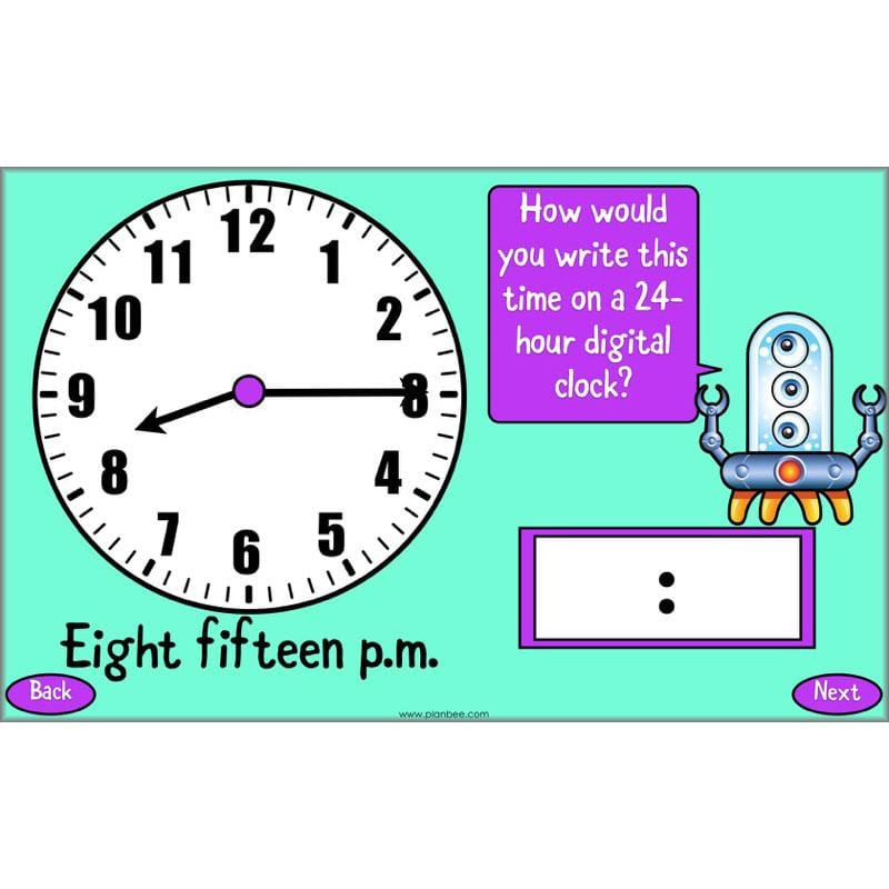 PlanBee Clock Watching | Time Year 3 Maths Lesson Activity Pack