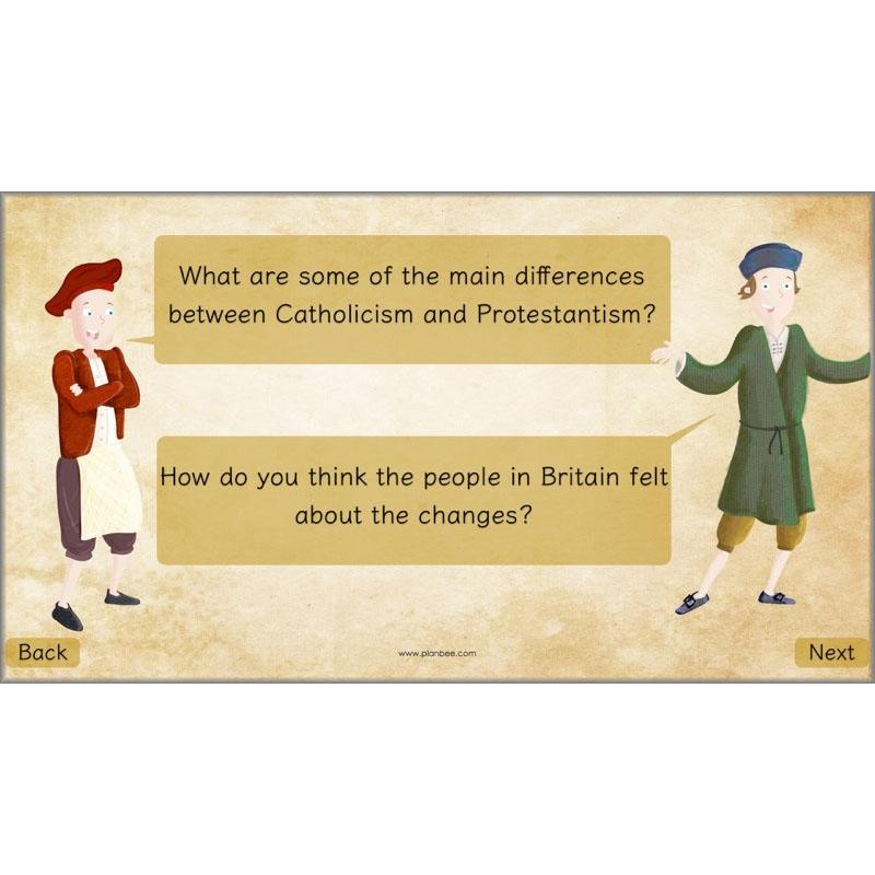PlanBee Tudor Christianity: Tudor Religion KS2 RE Lessons by PlanBee