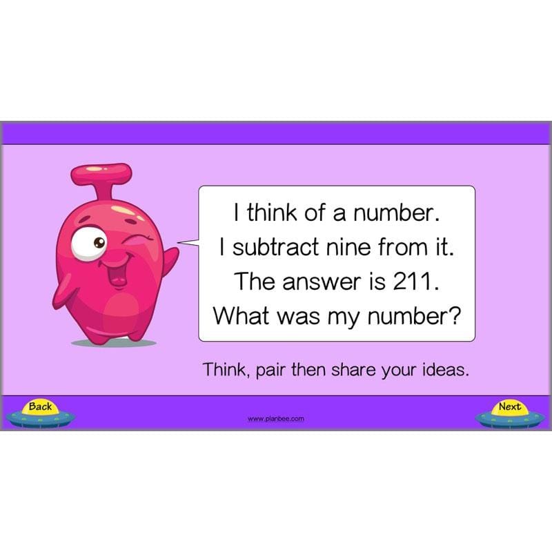 PlanBee Mental Subtraction: Addition and Subtraction Year 3 Maths