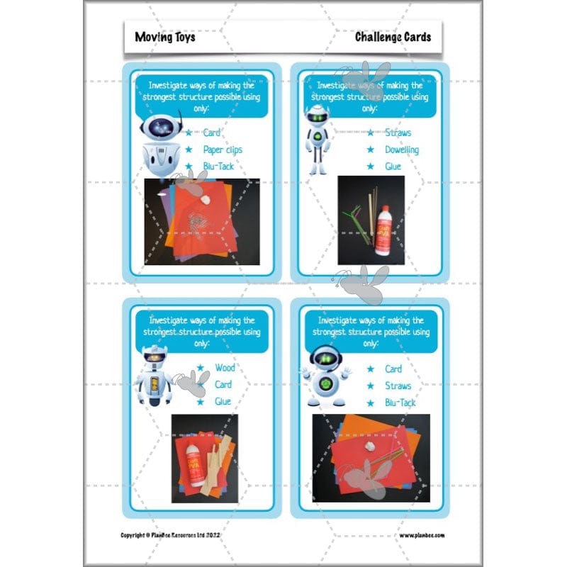 PlanBee Moving Toys KS2 DT Lessons for Year 5 | Cam Mechanisms