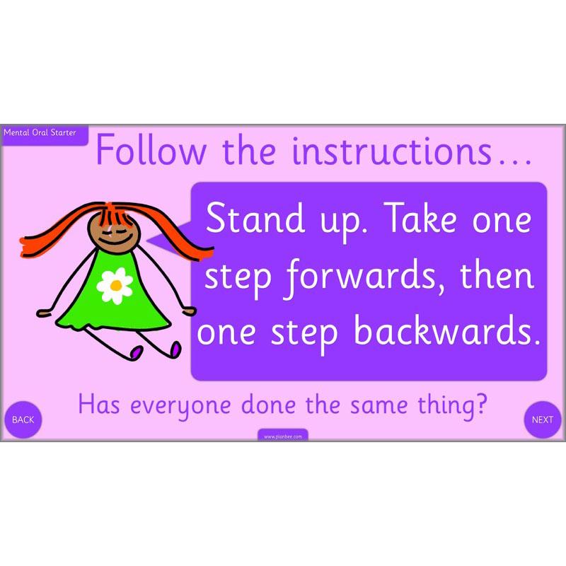 PlanBee Position and Direction Year 1 Maths Lessons by PlanBee