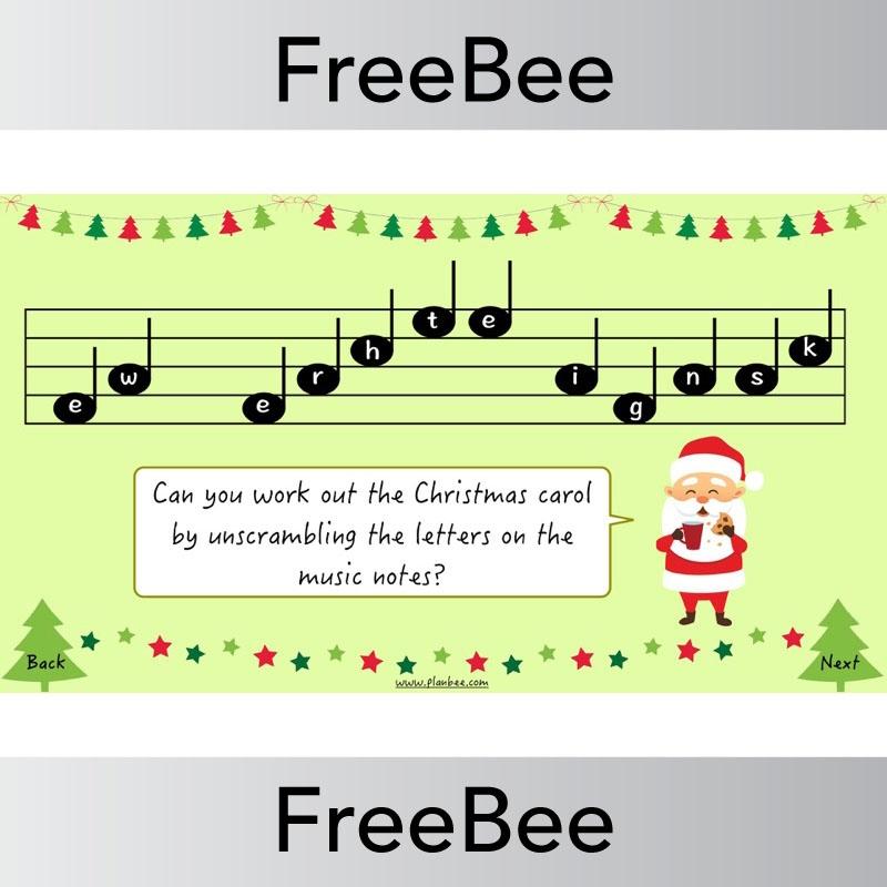 Free KS1 and KS2 Christmas Quiz Brain Teasers by PlanBee