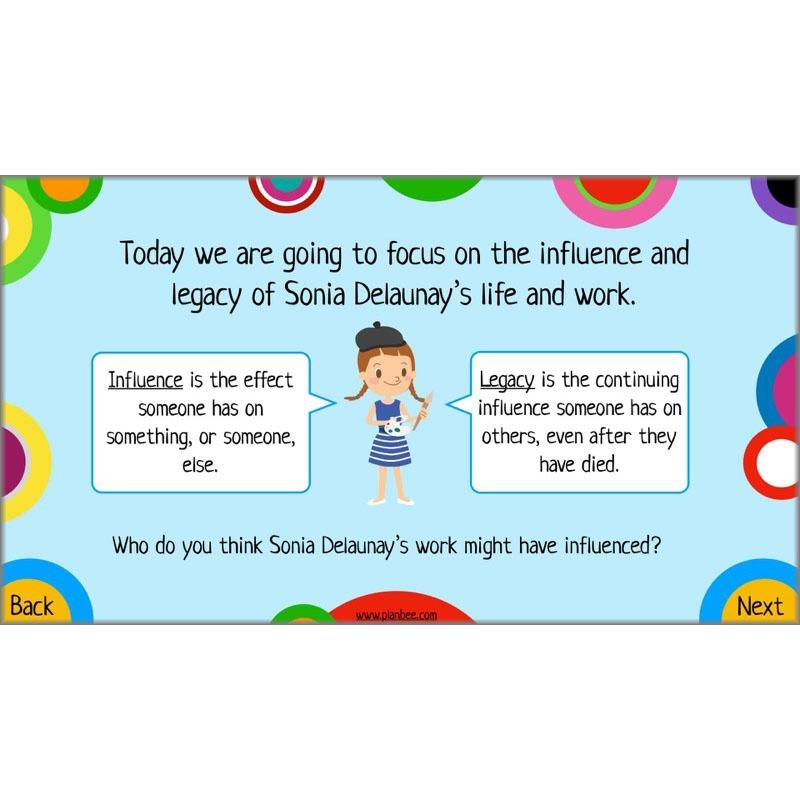 PlanBee Sonia DelaunayKS2 Art scheme of work by PlanBee