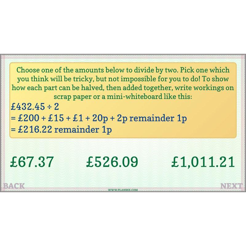 PlanBee Using Money - Complete Year 6 Maths Planning - Measurement