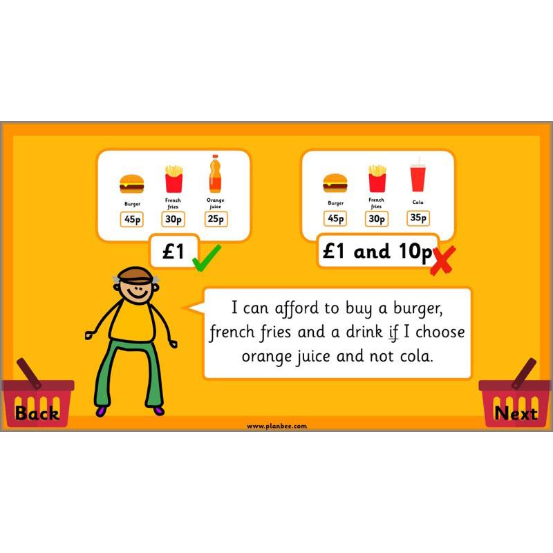 PlanBee Let's Go Shopping: Year 2 Money Maths Activities