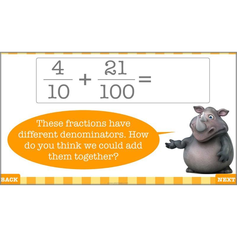 PlanBee Decimals & Fractions - Complete Set of Five Lessons for Year 5