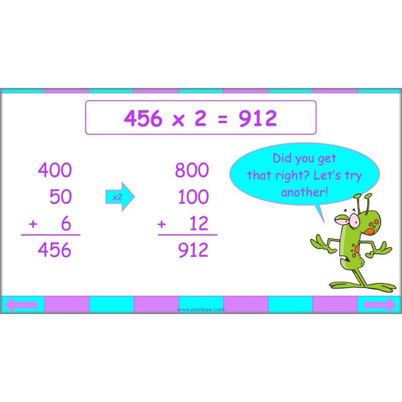 PlanBee Seeing Doubles - Doubling and Halving Year 4 Maths Lesson Planning