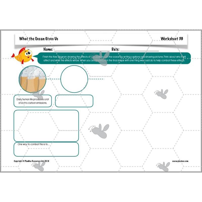 PlanBee Ocean Ecosystems KS2 ESR Lessons by PlanBee