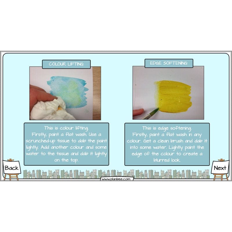 PlanBee Cityscapes Art Lessons for KS2 created by PlanBee