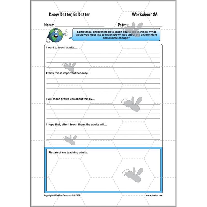 PlanBee Climate Change Worksheets KS2 Lesson | PlanBee