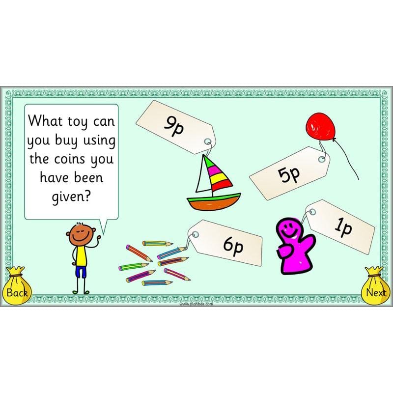 PlanBee Let’s find the value of coins - KS1 fun maths money lesson plans