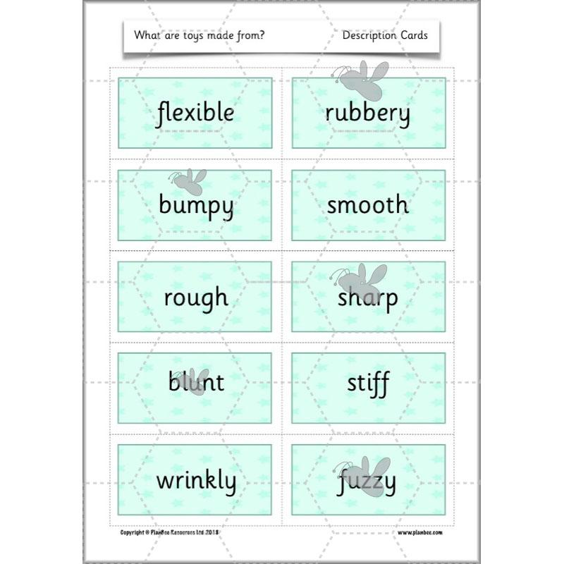 PlanBee Materials and their Properties KS1 Year 1 Science