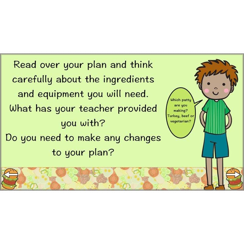 PlanBee KS2 Kids Burger Recipe Lessons by PlanBee