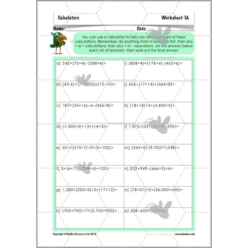 PlanBee Calculators - Year 6 Complete Maths Planning and Resources by PlanBee