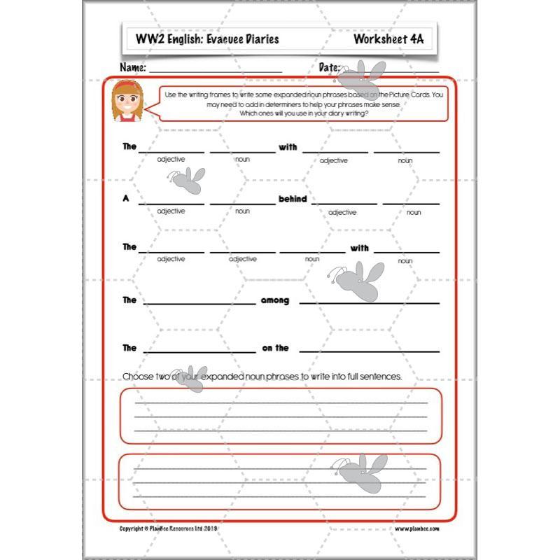 PlanBee World War 2 Evacuee Diary Entries Lesson Plans by PlanBee
