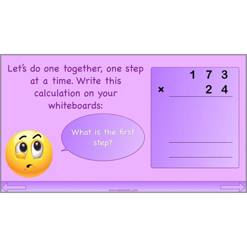 PlanBee Formal Multiplication - Multiplication & Division Year 5 Maths