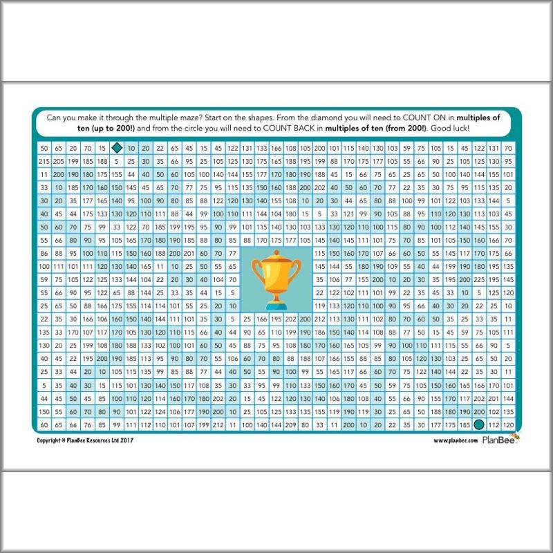 PlanBee KS2 Maths Home Learning Activites for Year 5 & Year 6