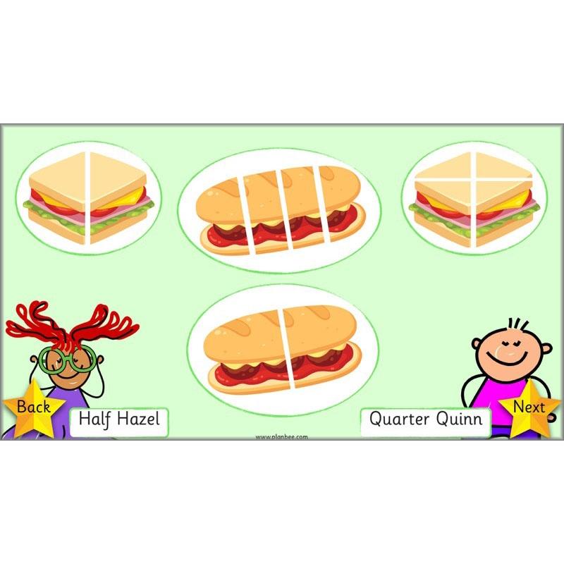 PlanBee What is a half? - KS1 Year 1 lesson pack