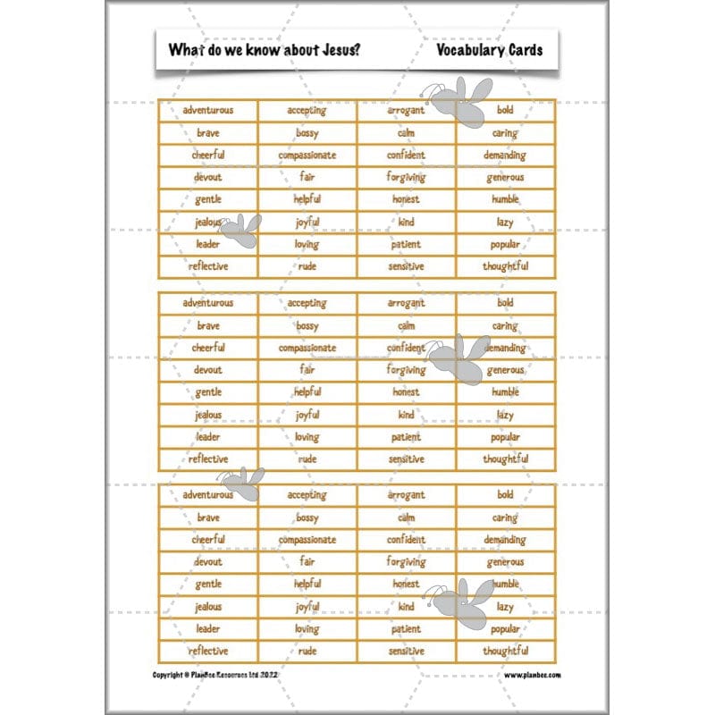 PlanBee What do we know about Jesus? KS2 Year 3 RE Lessons by PlanBee