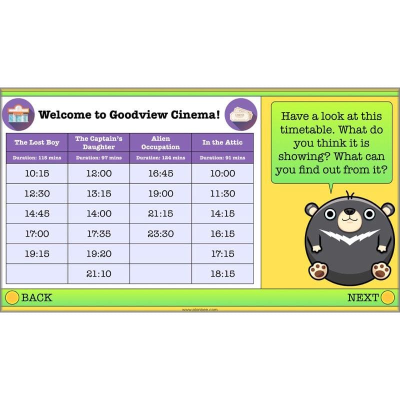 PlanBee Year 5 Time Lessons: Calendars and Timetables KS2