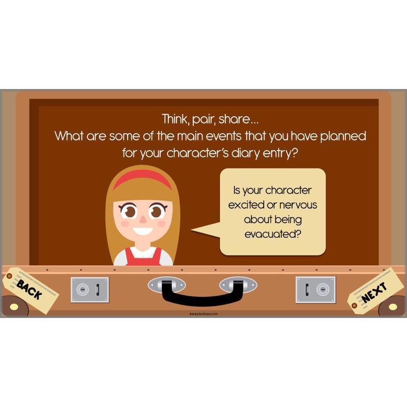 PlanBee World War 2 Evacuee Diary Entries Lesson Plans by PlanBee